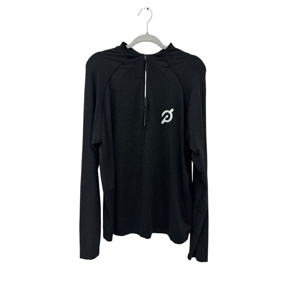 Lululemon Men’s Peloton 1/4 Zip Pullover Size XXL Charcoal Gray Long Sleeve